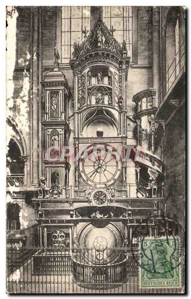Strasbourg — L'horloge astronomique — éditeur non visible - Recto