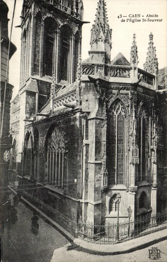 CAEN - Abside da Igreja de São Salvador — série 43 — editor P.R. - Frente