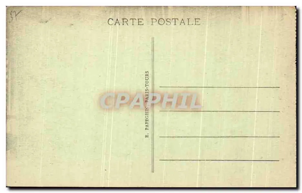 Montresor (Loir-et-Cher) - Das Schloss, 15. und 16. Jahrhundert - Der Rauchsaal - A.P. - Rückseite