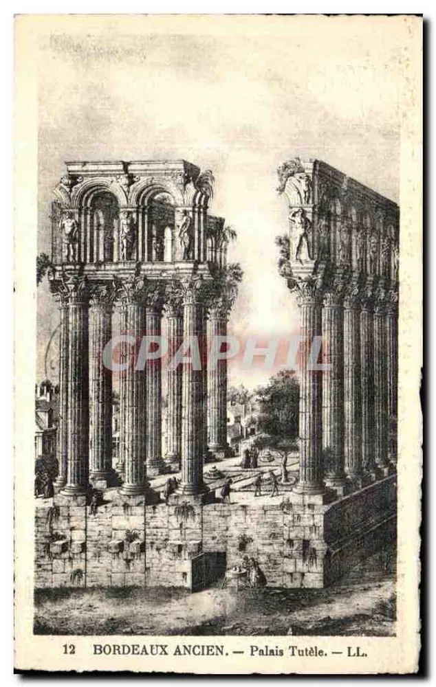 Bordeaux Antigo — Palácio Tutèle — LL. - Frente