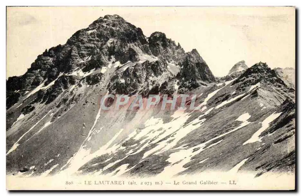 El Gran Galibier — I.E. Lautarei (alt. 2075 m.) — LL — n° 808 - Anverso