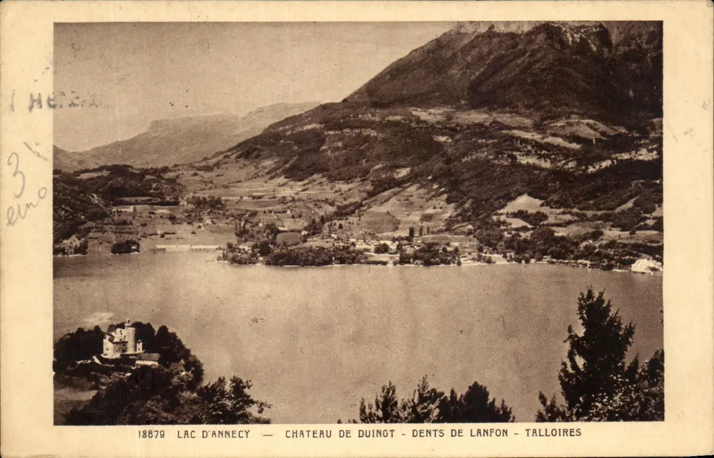 See Annecy — Schloss Duingt — Dents de Lanfon — Talloires — Edition Verney, Annecy - Vorderseite