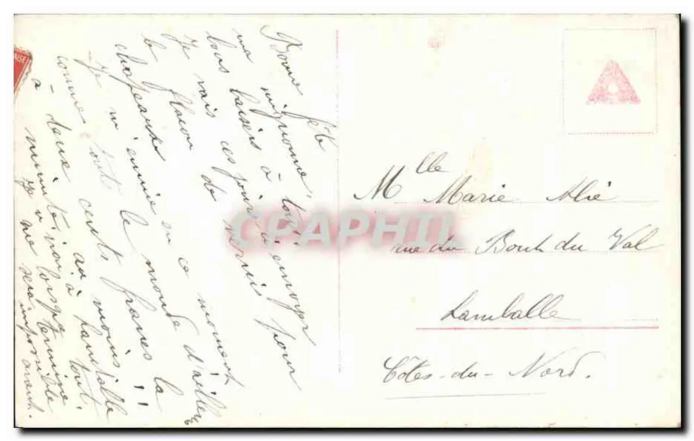 Junge Frau in geschmücktem Kleid — Karte zum Gruß — Verlag Phototypie 4806/5 - Rückseite