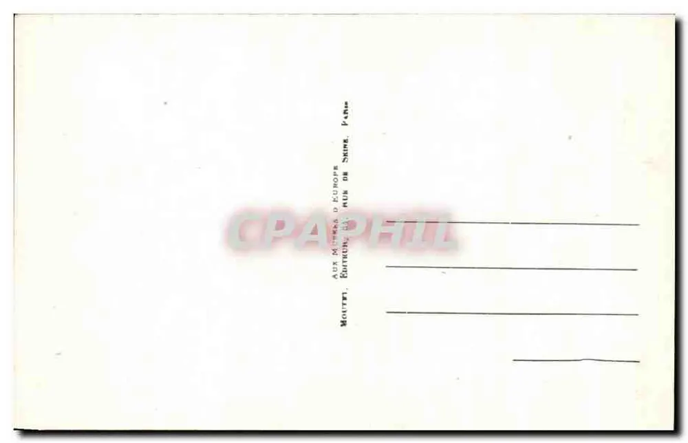 Jean Calvin — Biografische Notiz — Éditeur ND, n° 279 - Rückseite