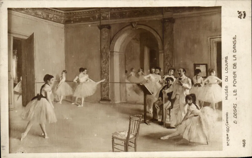 Der Tanzsaal — Édouard Degas — Musée du Louvre — Verlag Camondo, Nr. 468 - Vorderseite