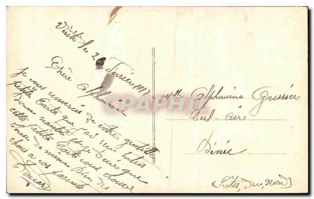Liebe — Ansichtskarte eines Paares — Verlag: Photo, Dax, Norden - Rückseite