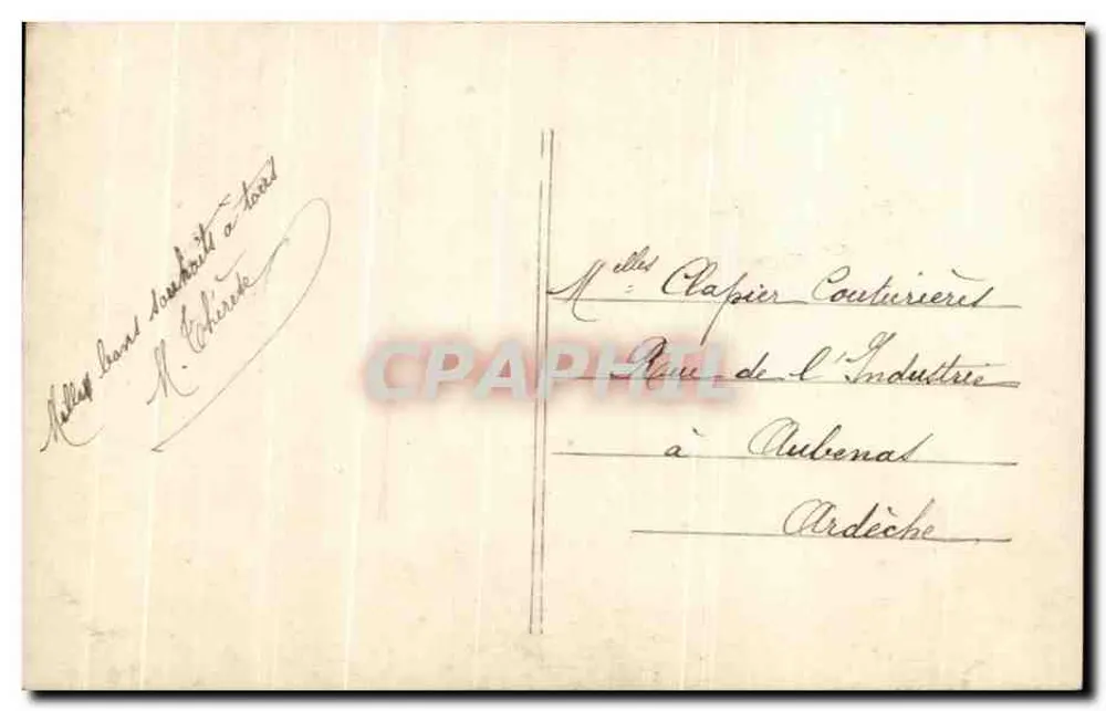 Frau mit Blumentopf — Frohe Neujahr — Verlag Éditions Léonard, Nr. 7467 - Rückseite