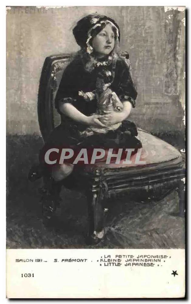 Die Kleine Japanerin — Salon 1911 — S. Frémont — n° 1031 - Vorderseite