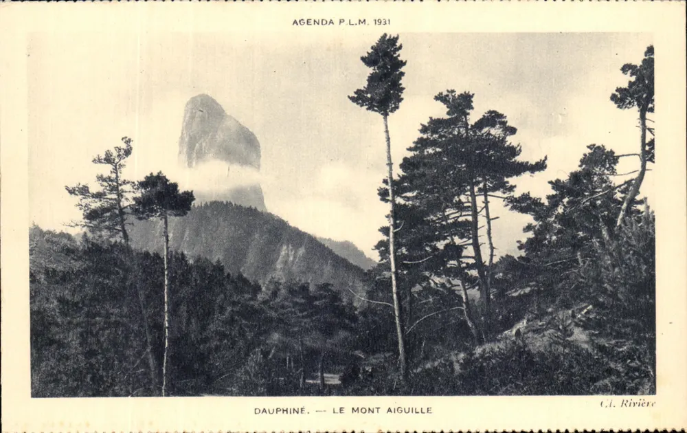 Dauphiné — Mount Aiguille — Agenda P.L.M. 1931, C.L. Rivière - Vorderseite