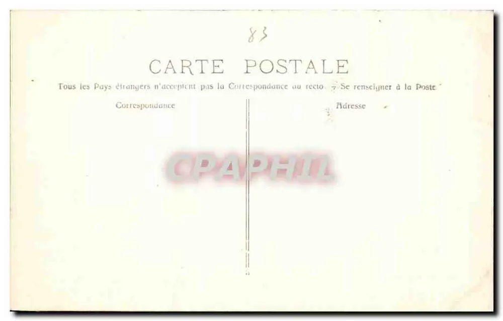 Hyères-les-Palmiers — Die angelsächsische Kirche und die Fontäne — P. Ruat, Verlag, Marseille, Nr. 2648 - Rückseite