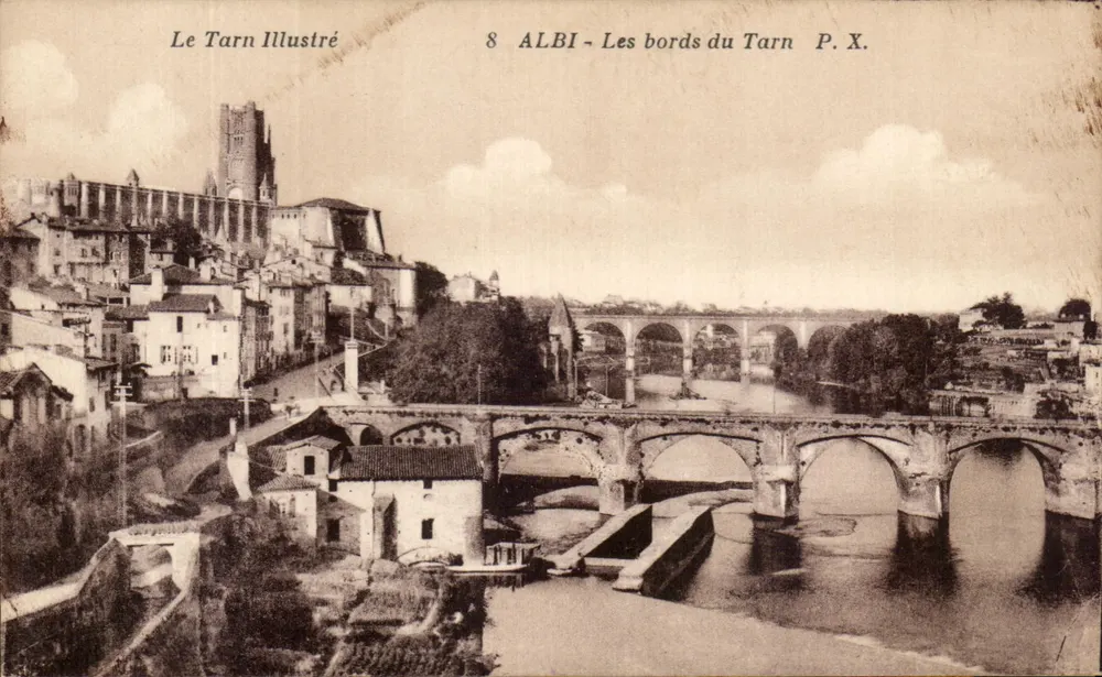 ALBI - As margens do Tarn — O Tarn Ilustrado, n°8, P.X. - Frente