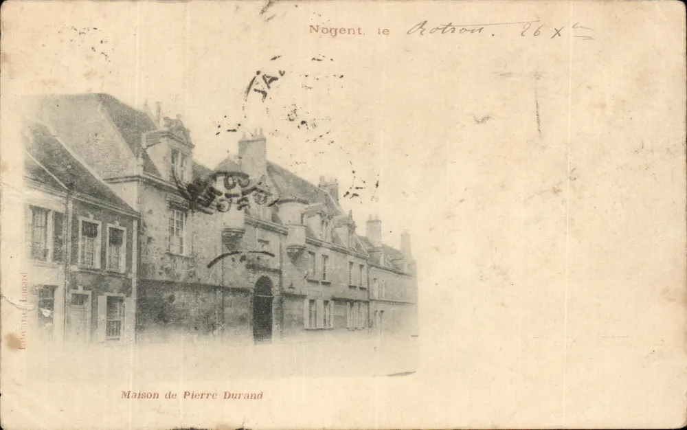 Nogent-le-Rotrou — Haus von Pierre Durand — Buchhandlung Édouard - Vorderseite