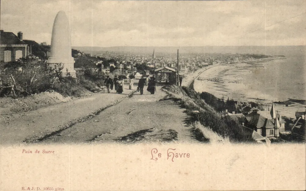 Le Havre — vista panorâmica do Pain de Sucre — R.&J. D. 10655 gina - Frente