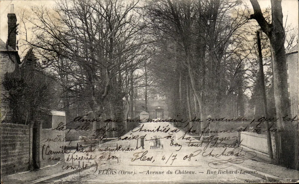 Flers (Orne) - Avenue du Château - Rue Richard-Lenoir - Legoooph, Verlag - Vorderseite