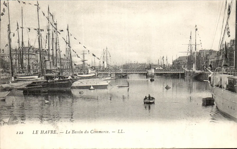 Le Havre — Der Hafen des Handels — LL. Nr. 122 - Vorderseite