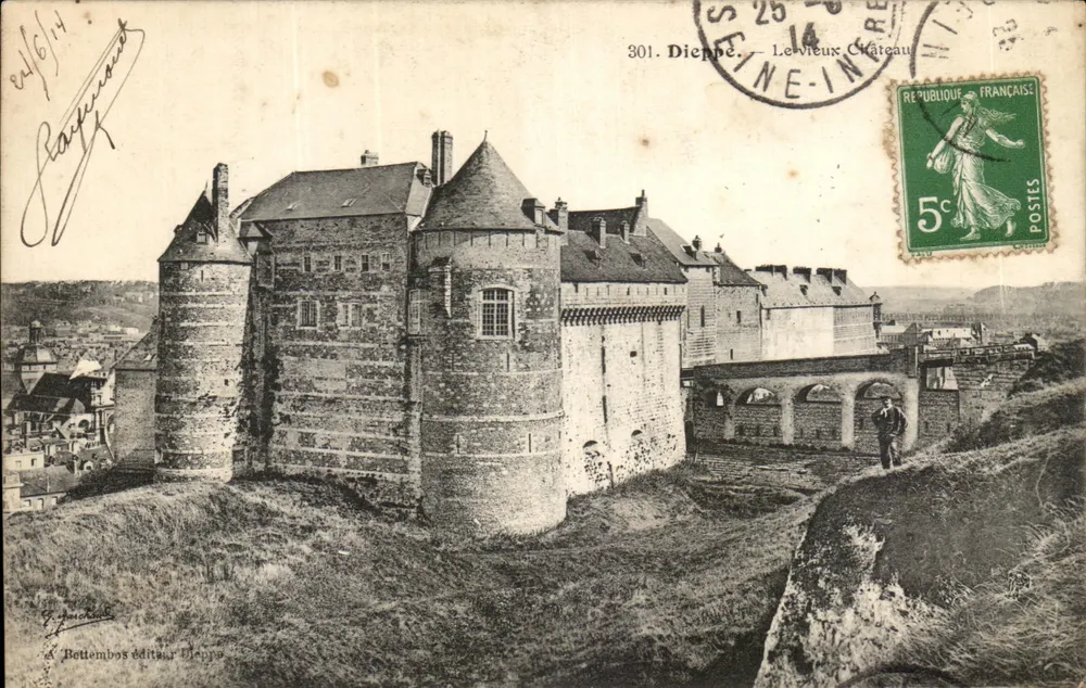 Dieppe — El viejo Castillo — Bettembos editor Dieppe, n°301 - Anverso