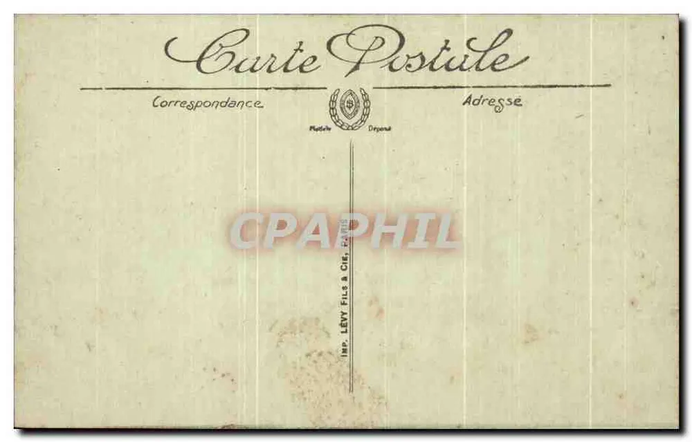 Cauterets — Plaza del Ayuntamiento — LL. n°28 - Reverso