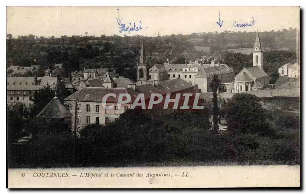 Coutances — Das Krankenhaus und das Konvent der Augustinerinnen — LL - Vorderseite
