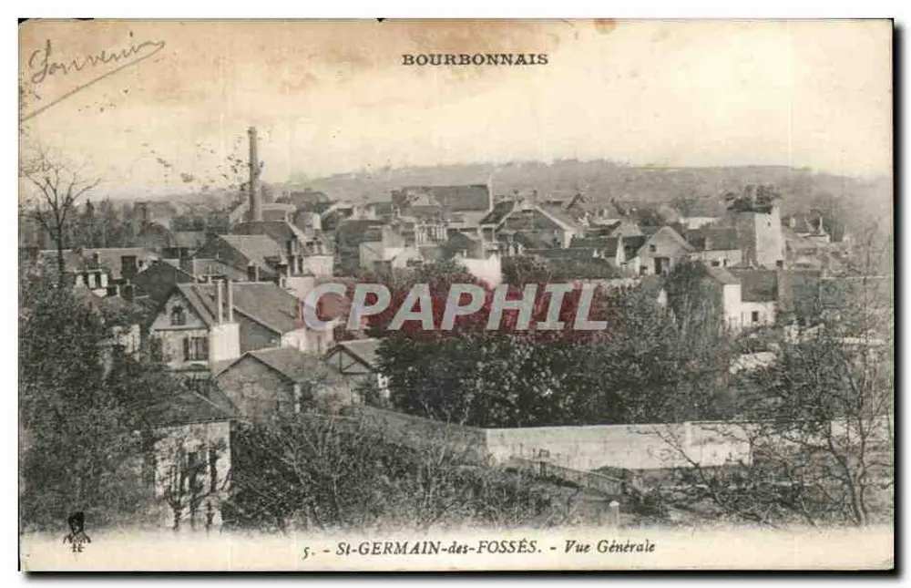 St-Germain-des-Fossés — Vista Geral — Bourbonnais - Frente
