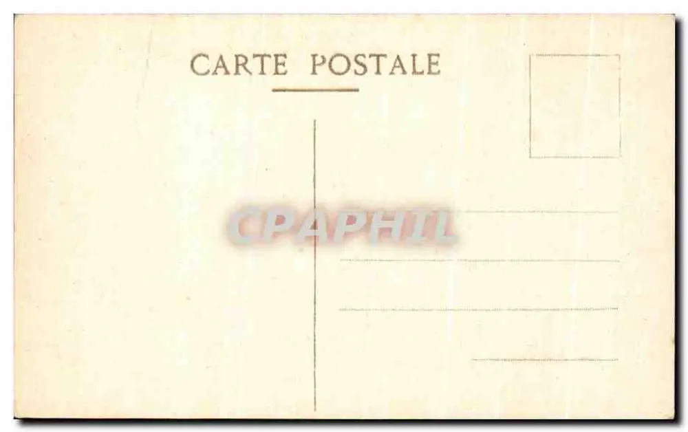 Chantilly — Le Château — Cliché de la Compagnie Aérienne Française - Verso