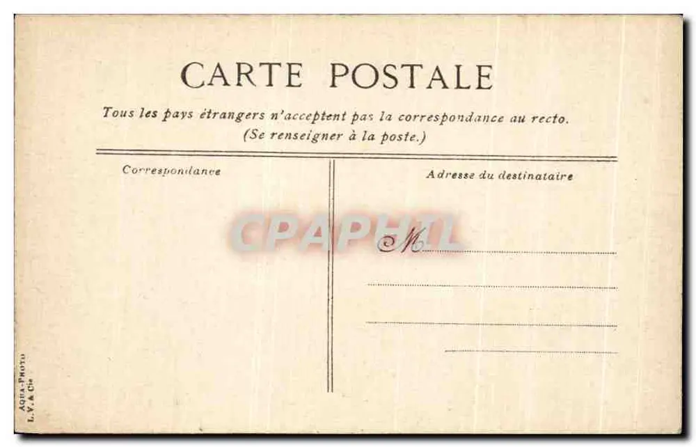 Rouat. A Igreja — editor L.V. & Ch. n°15 - Verso