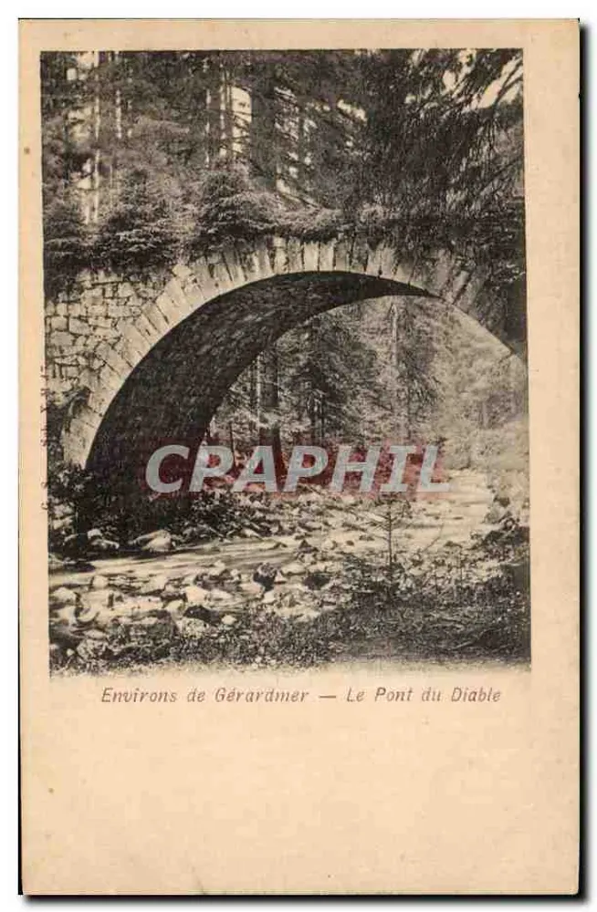 Arredores de Gérardmer — O Ponte do Diabo - Frente
