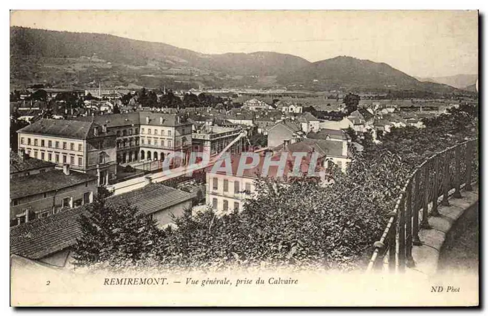 Remiremont — Allgemeiner Blick, vom Calvaire aus — ND Phot - Vorderseite