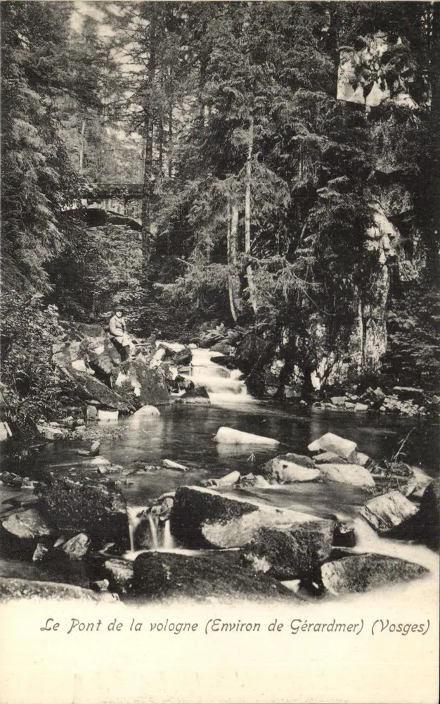 O Ponte da Vologne (Aproximadamente de Gérardmer) — Vosges - Frente
