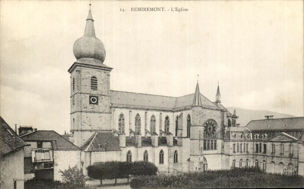 Remiremont - A Igreja — Edição Véron - Frente