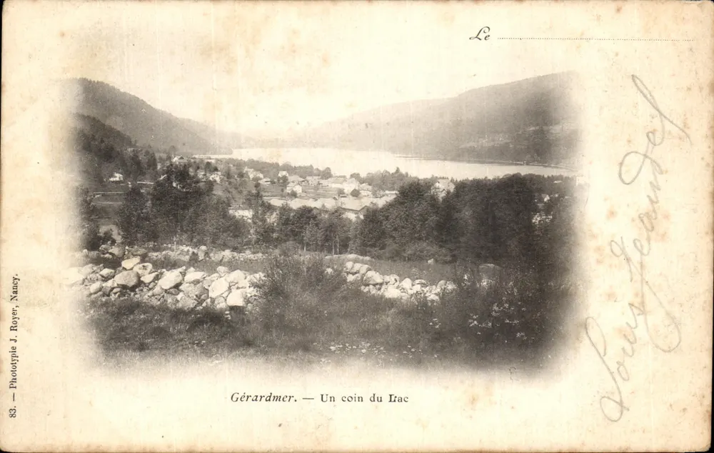 Gérardmer — Um canto do Trac — Fotógrafo J. Royer, Nancy - Frente