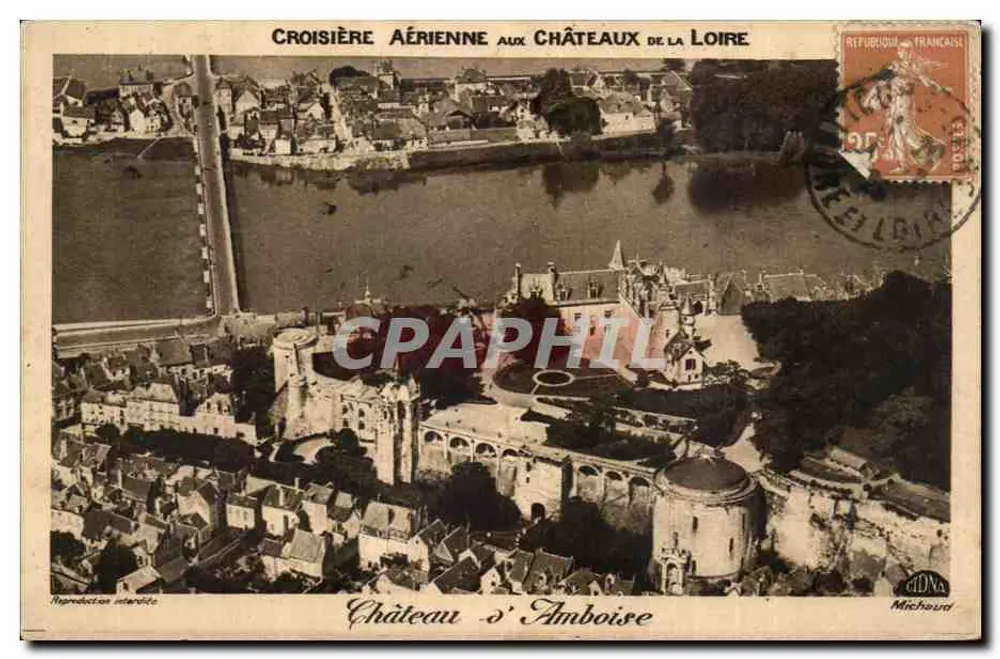 Castelo de Amboise — Cruzeiro Aéreo aos Castelos da Loire — Michaud - Frente