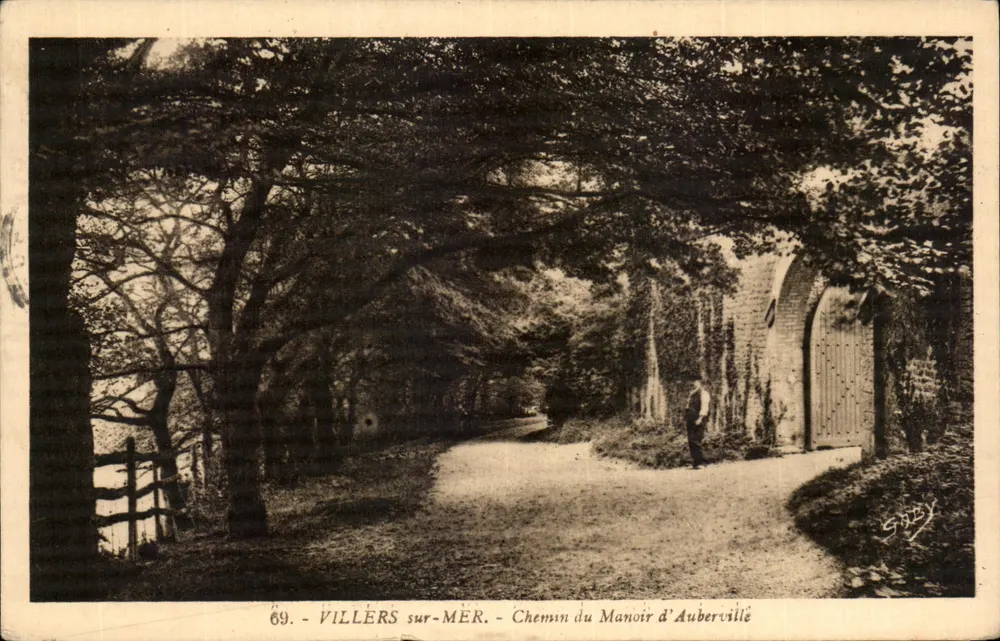 Villers-sur-Mer — Weg zum Manoir d'Aubervillle — Verlag Saby, n° 69 - Vorderseite
