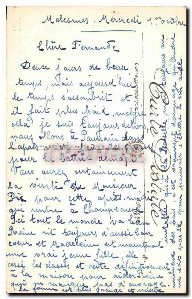 Auxerre — Die Kathedrale und die Ufer — Verlag Lase Dumoulin, n° 111 - Rückseite