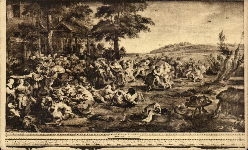 A Kermesse — Rubens — Edição Lagache, Série Artística - Frente