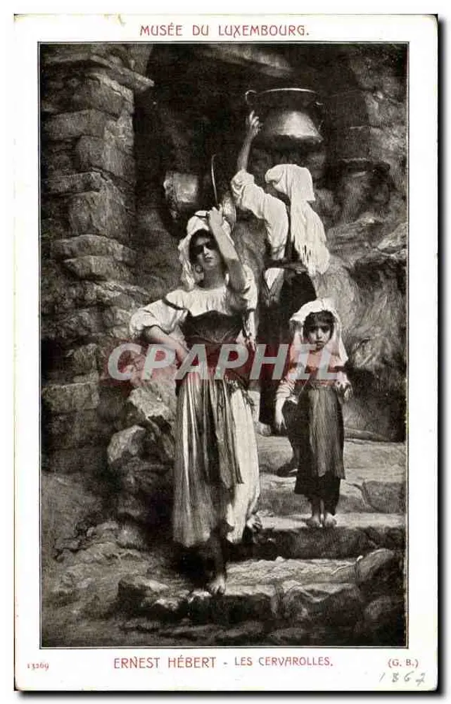 Les Cervarolles — Ernest Hébert — Museu do Luxemburgo - Frente