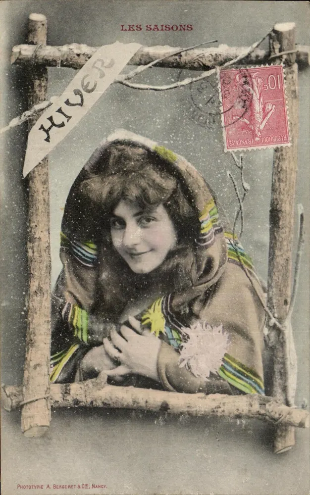 Winter — Die Jahreszeiten — Phototypie A. Bergeret & Cie, Nancy - Vorderseite