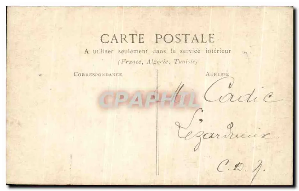 Junges Paar in einem Boot — Letzardrieux, Côtes-du-Nord — Serie 146 - Rückseite