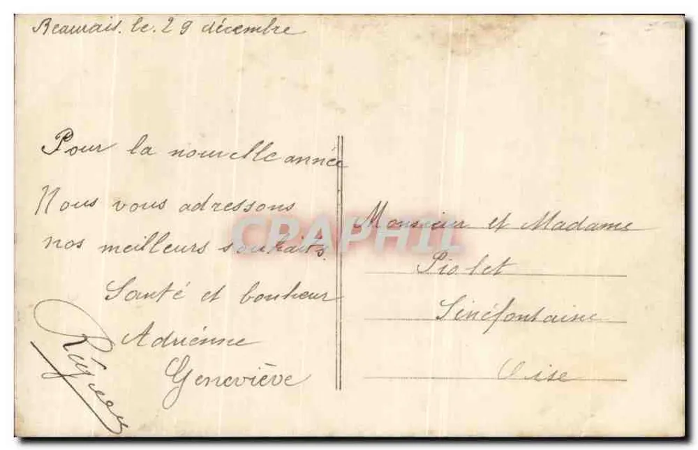Junge Frau in geschmücktem Kleid — mit einem Blumenstrauß — NERO, Nr. 147 - Rückseite