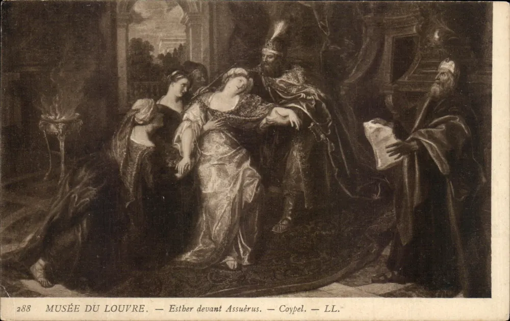 Esther vor Assuerus — Musée du Louvre — Coypel — LL. — n° 288 - Vorderseite