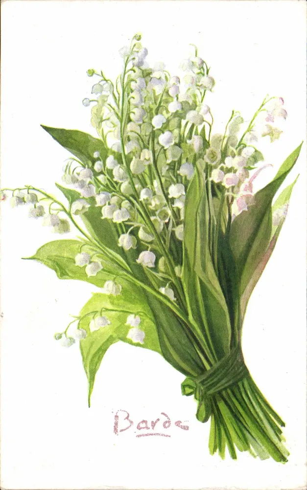Bouquet de muguet — editor Color Paris, n°509 - Frente