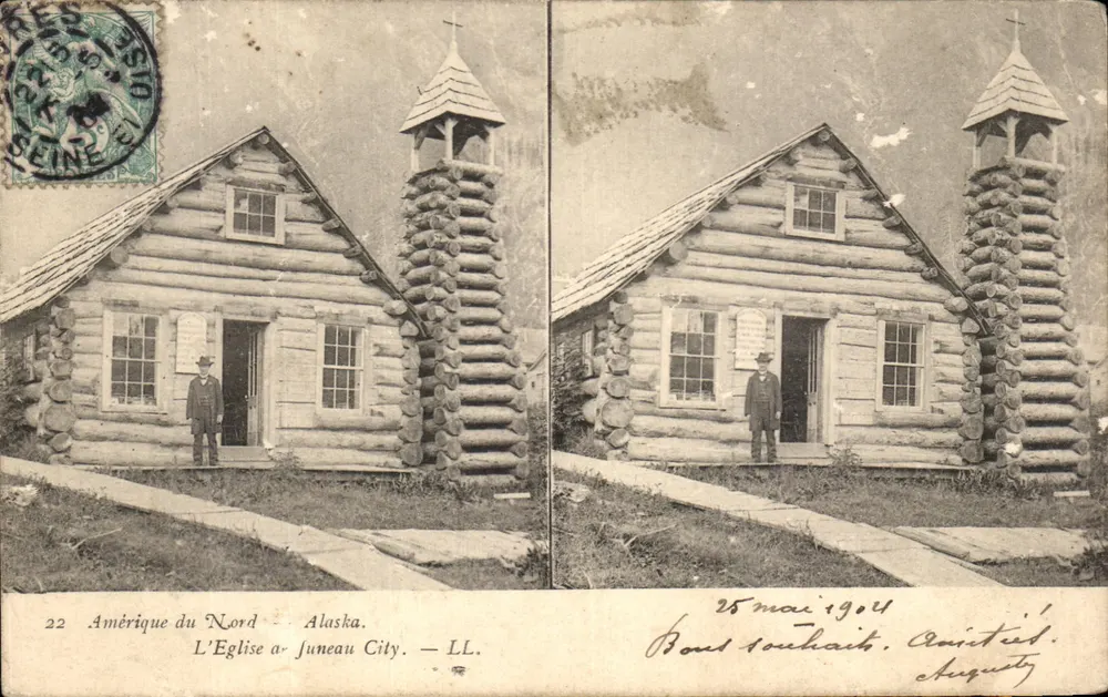 Holzkirche in Juneau City — Alaska — LL. n°22 - Vorderseite