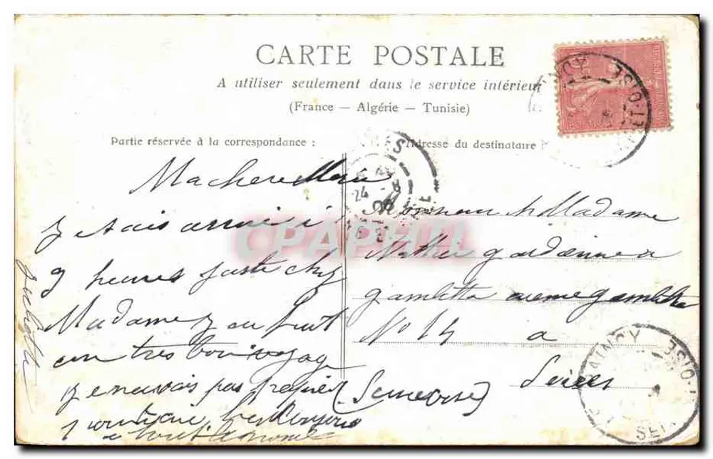 La cage de Lili — Gedicht über ein gefangenes Vogel — Verlag Paris, n° 137 - Rückseite