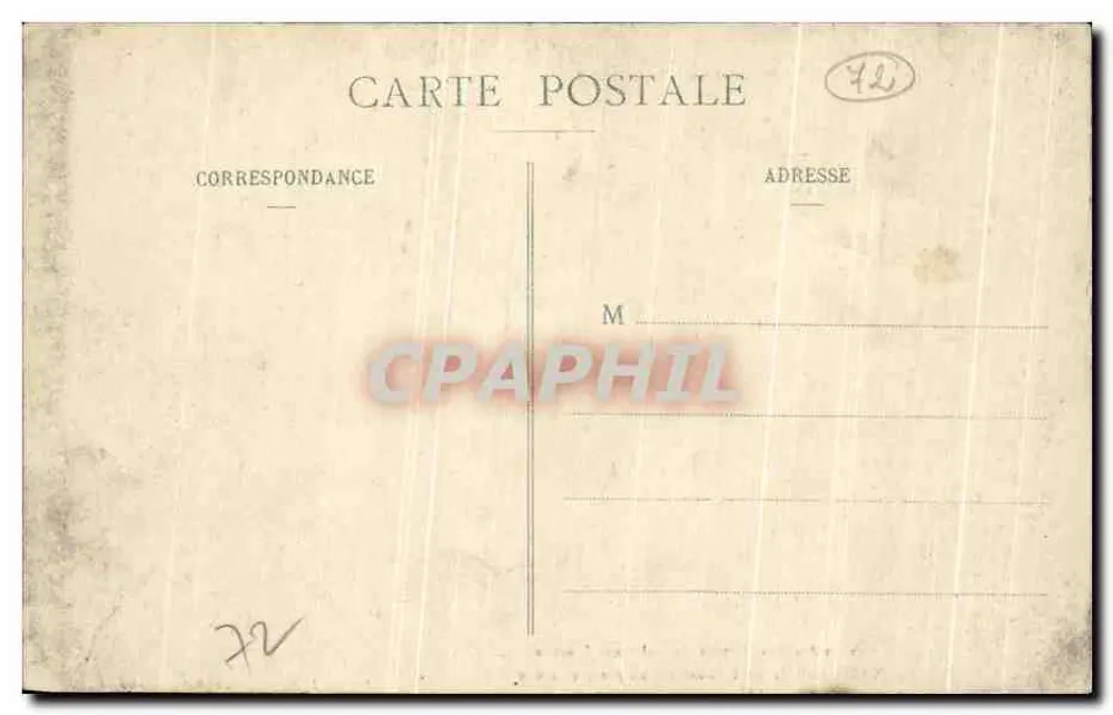 Abtei der Benediktiner von Solesmes (Sarthe) — Zelle XVI im ersten Stock — Éditions J. Malicot, Sillé-sur-Sarthe - Rückseite