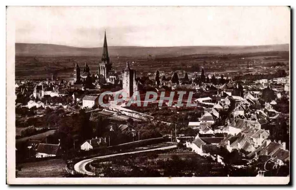 Autun — Allgemeiner Blick und Turm der Ursulinen — REAL-PHOTO - PARIS - Vorderseite