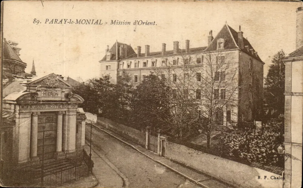 Paray-le-Monial - Missão da Oriente — B. F. Chalon, n°89 - Frente