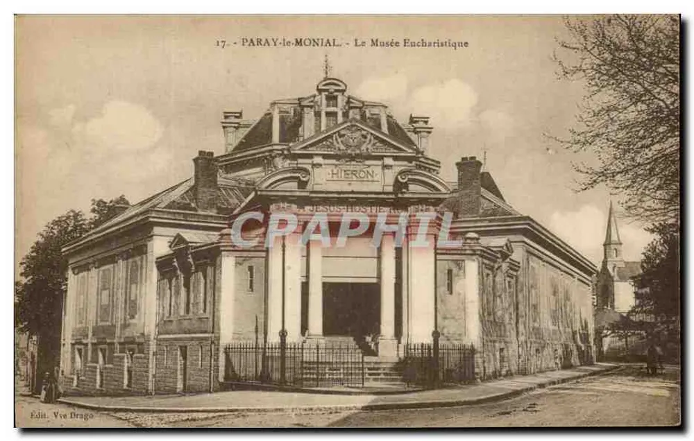 Paray-le-Monial - O Museu Eucarístico — Editor Vve Drago, n°17 - Frente