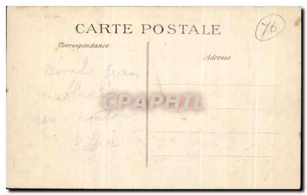 Le Havre — La Nouvelle Jetée bei stürmischem Wetter — S.P.D. n°134 - Rückseite