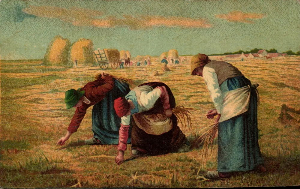 Colheita de trigo — Cena de campo — C. Editor, Paris - Frente