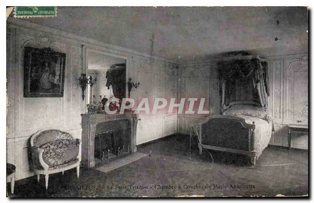 Versailles — Le Petit Trianon — Schlafzimmer von Marie-Antoinette — Verleger: Versailles - Vorderseite
