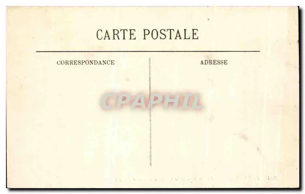 Versailles — O Castelo e a Grade de Honra — LL. n° 824 - Verso